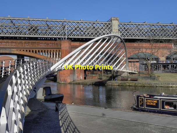 Photo 6"x4" The Merchant's Bridge at Castlefield Manchester c2012