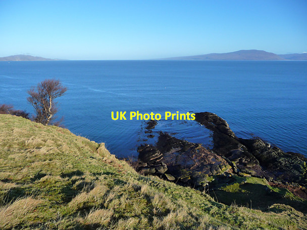 Photo 6"x4" Above Rubha n\u00c3\u00a0 Leac Hallaig c2012