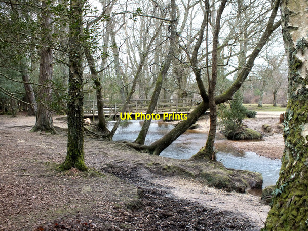 Photo 6"x4" Crossing the river North Weirs c2012