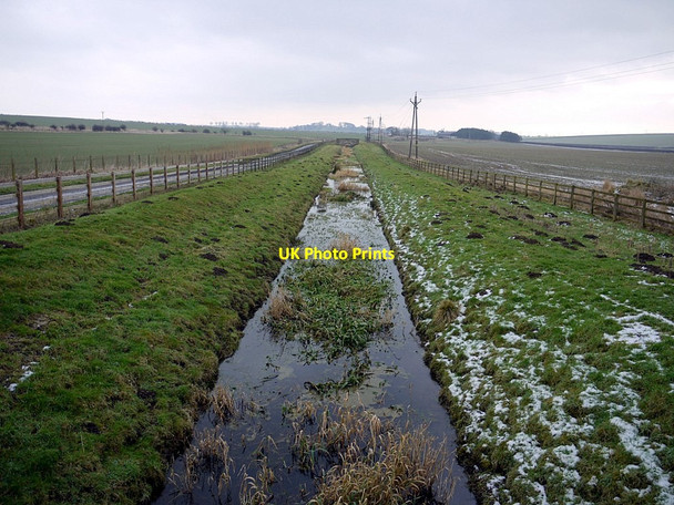 Photo 6"x4" Aqueduct east of Whittle Dene Water Treatment Works Harlow Hill\/NZ0768 c2012