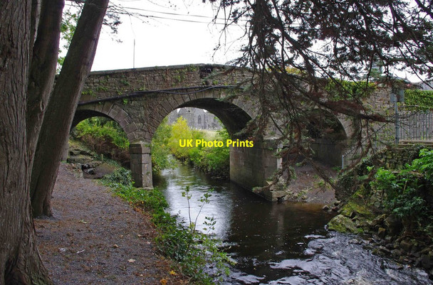 Photo 6"x4" Quin Bridge and the River Rine, Quin, Co. Clare Quin c2011