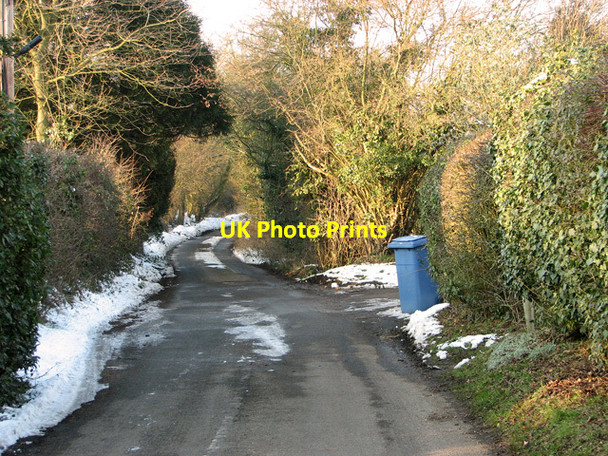 Photo 6"x4" Rural lane to Hintlesham Chattisham c2012