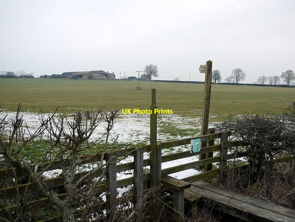Photo 6"x4" Footpath to Butcher Hill Farm Harlow Hill\/NZ0768 c2012