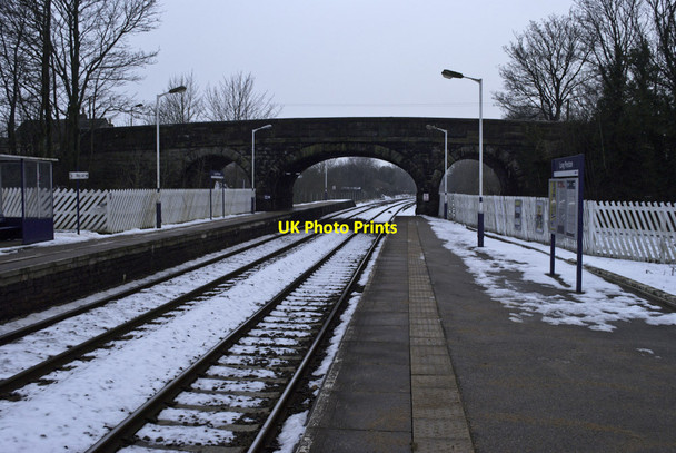 Photo 6"x4" Cold day at Long Preston Station Long Preston c2012