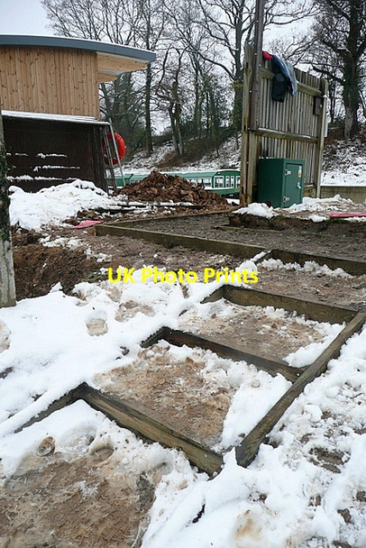 Photo 6"x4" Finishing touches to the visitor centre Loxwood c2012