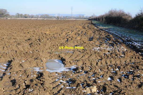 Photo 6"x4" Ploughed field Claypits\/SO7605 c2012