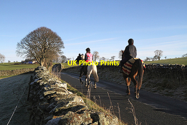 Photo 6"x4" Horse riders at Crumhaugh Hill Pilmuir\/NT4811 c2012
