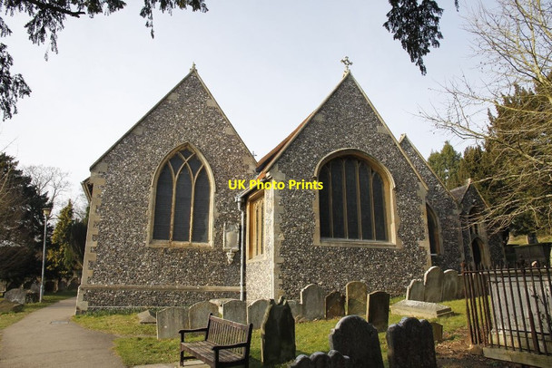 Photo 6"x4" Chancel end of St Peter Reading c2012