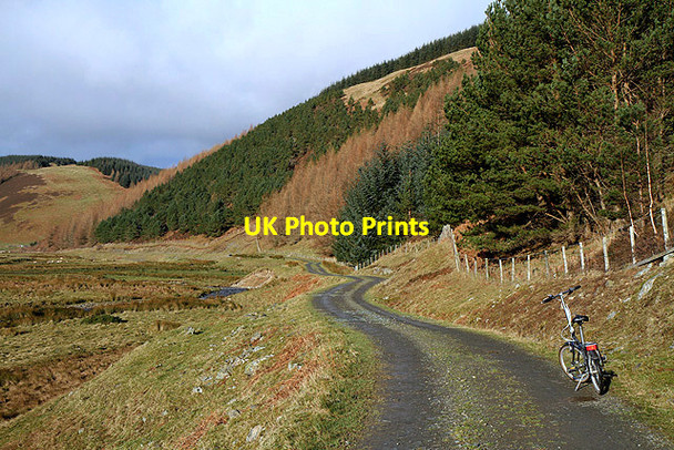 Photo 6"x4" The road to Muttonhall Brakehope Rig c2012