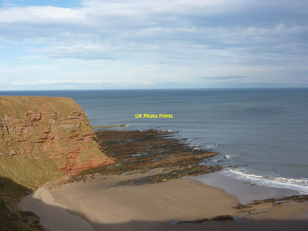 Photo 6"x4" Coastal Berwickshire : Hawk's Heugh Cliff-end, Pease Bay Cove\/NT7771 c2012
