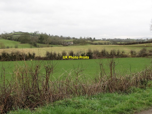 Photo 6"x4" Farmland on the north side of the Clanrye Valley east of Croab Bridge Mayobridge c2012