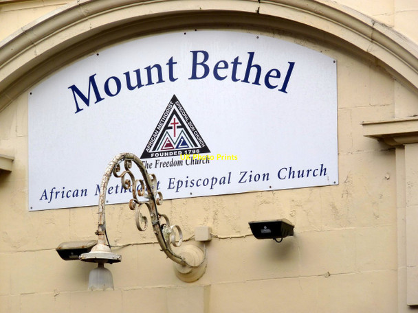 Photo 6"x4" Mount Bethel Amez church (detail) Wolverhampton c2012