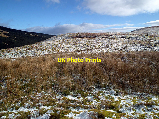 Photo 6"x4" A lesser peak beneath Drybedd Ponterwyd c2012
