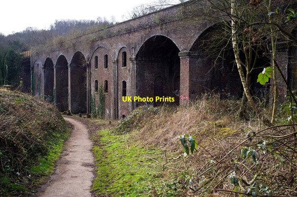 Photo 6"x4" Railway Viaduct, Dr Newton's Way, Stroud Stroud\/SO8405 c2012