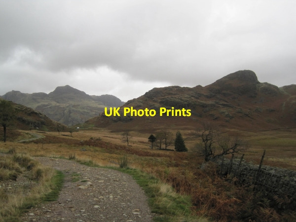 Photo 6"x4" Footpath towards Side Pike and Lagdale Valley Little Langdale c2011