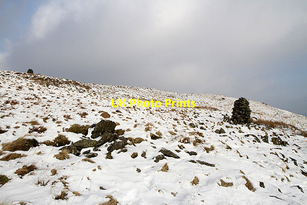 Photo 6"x4" A cairn on Ward Law Ettrick c2012