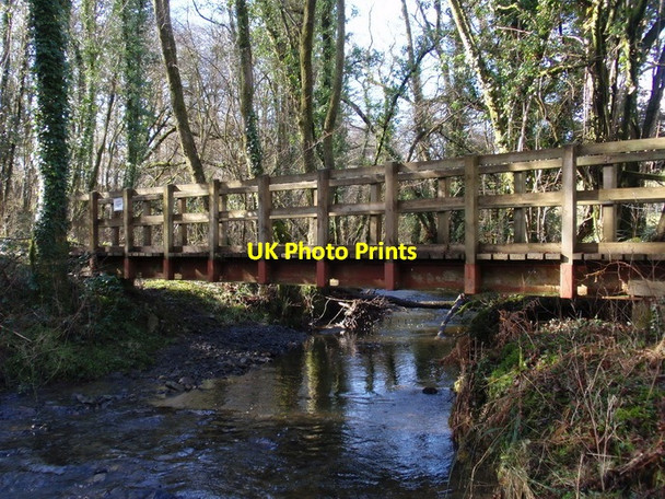 Photo 6"x4" Pompren Nantllwyd Footbridge, Cwmdu Cwmdu\/SN6330 c2012
