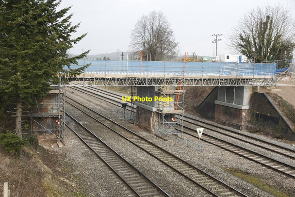 Photo 6"x4" Spring farm side Cleeve\/SU6081 c2012
