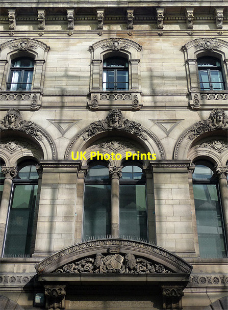 Photo 6"x4" Detail of 8-10 Booth Street, Manchester Manchester c2011