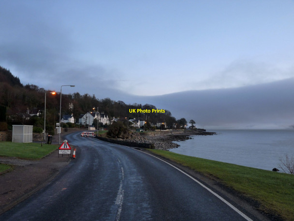 Photo 6"x4" Dawn breaks over Innellan Innellan c2012