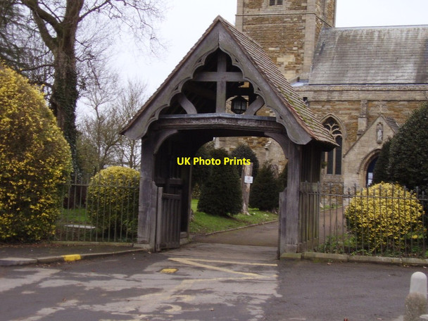 Photo 6"x4" Lych gate, All Saints Church, Barrowby Barrowby\/SK8836 c2012
