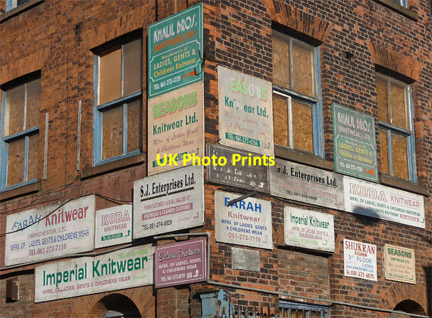 Photo 6"x4" Detail of Crusader Works, Chapeltown Street, Manchester Manchester c2011