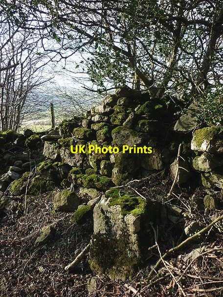 Photo 6"x4" Mile stone, Underbarrow Road Underbarrow c2012