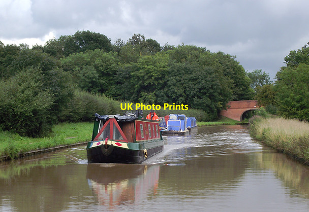 Photo 6"x4" Middlewich Branch Canal west of Middlewich, Cheshire Middlewich c2011