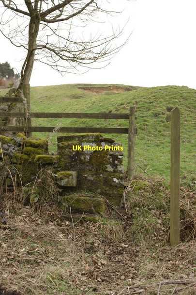 Photo 6"x4" Stile, Busky Dike Lane Fewston c2012