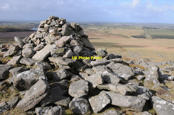 Photo 6"x4" Cairn on Little Rough Tor Highertown\/SX1281 c2012