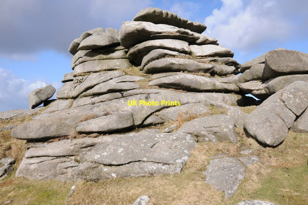 Photo 6"x4" Rock outcrops, Rough Tor Highertown\/SX1281 c2012