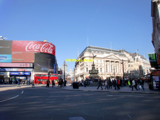 Photo 6"x4" Piccadilly Circus, London W1 Westminster c2012