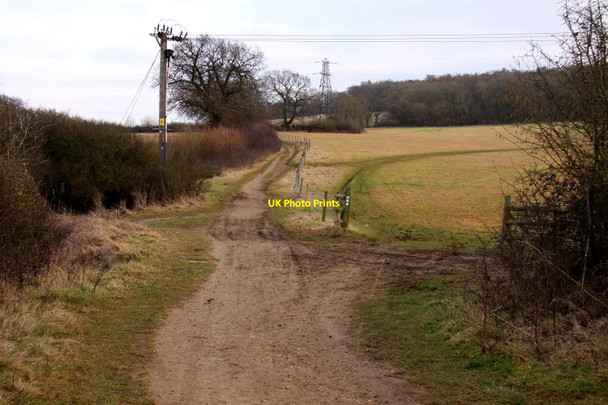 Photo 6"x4" Crossroads of bridleways Botley\/SP4805 c2012