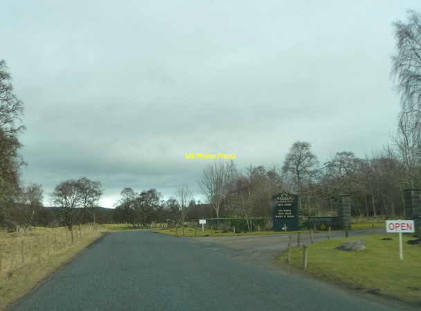 Photo 6"x4" B970 by entrance road to Revack Lodge Grantown-On-Spey c2012