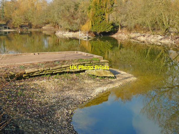 Photo 6"x4" Charlton - Charlton Lakes Drought Andover c2012