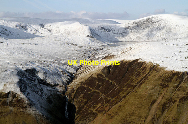 Photo 6"x4" The Tail Burn and Loch Skeen from Andrewhinney Hill Tail Burn c2012