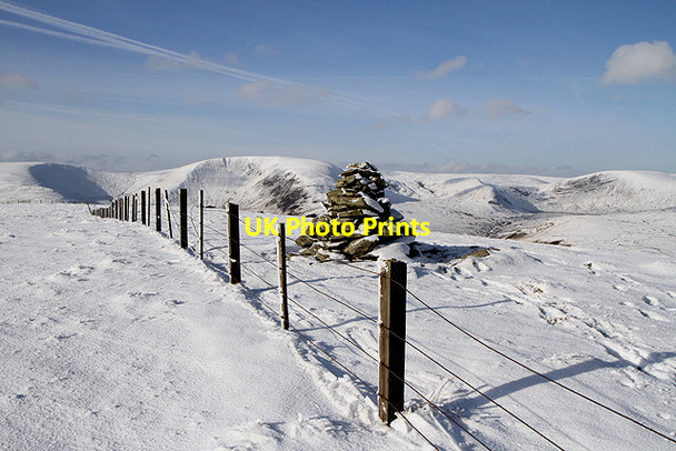 Photo 6"x4" The summit cairn on Andrewhinney Hill Andrewhinney Hill c2012