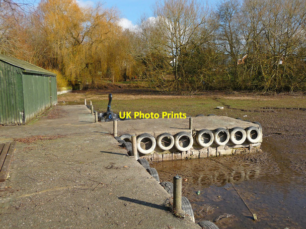 Photo 6"x4" Charlton - Charlton Lakes Drought Andover c2012