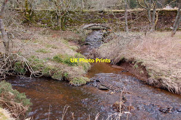 Photo 6"x4" Confluence of the Cornton Burn and the North Esk Penicuik c2012