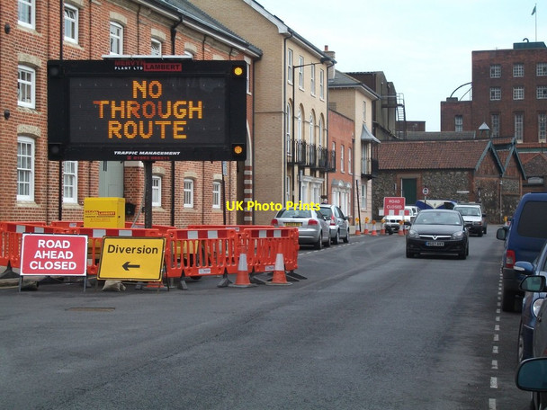 Photo 6"x4" No Through Route Bury St Edmunds c2012