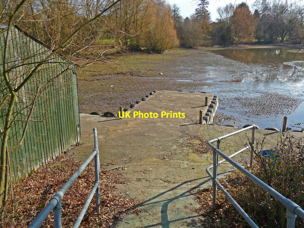 Photo 6"x4" Charlton - Charlton Lakes Drought Andover c2012