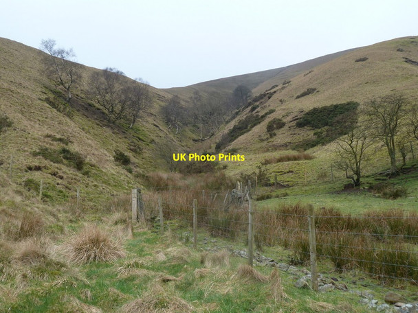 Photo 6"x4" Valley below Horsehill Tor Upper Booth c2012