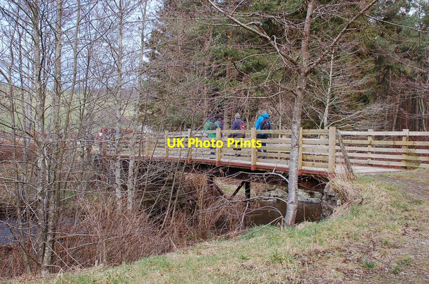 Photo 6"x4" White Bridge, Heriot Heriot c2012