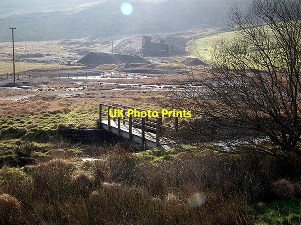Photo 6"x4" Footbridge over Afon Castell Ysbyty Cynfyn c2012
