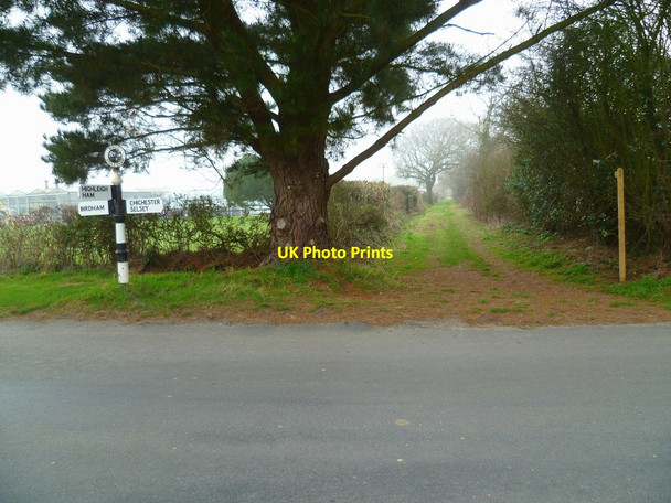 Photo 6"x4" Footpath north from the junction of  Boxham Lane and Lockgate Road Highleigh\/SZ8498 c2012