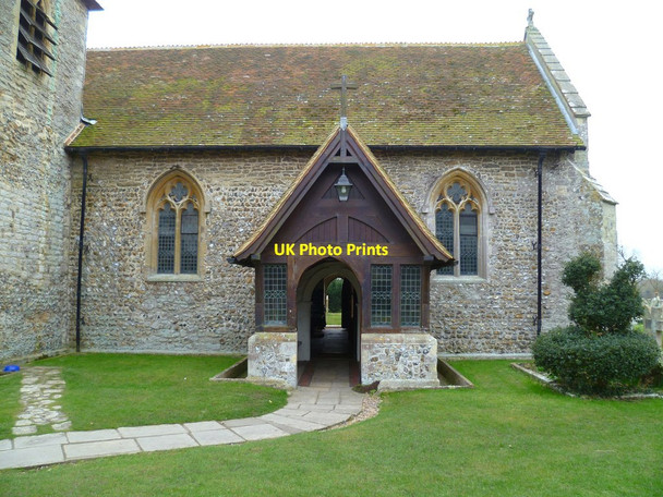 Photo 6"x4" Looking through the church at West Wittering West Wittering c2012