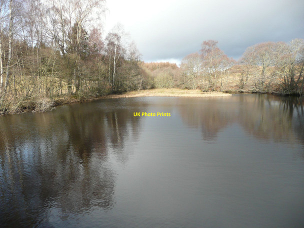 Photo 6"x4" Old reservoir Dalguise c2012