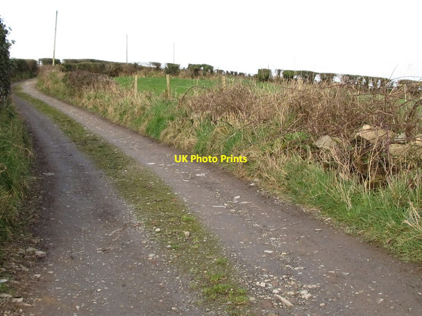 Photo 6"x4" Private farm lane linking with the Ballyholland Road Newry c2012