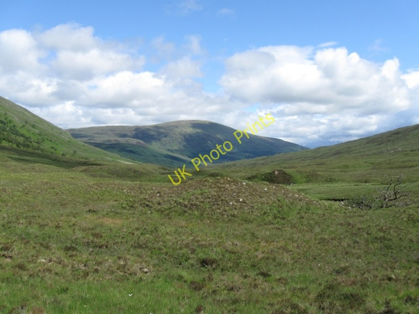 Photo 6"x4" View down Glen Loy, Beinn Bhan on skyline Brian Choille\/NN0684 c2008