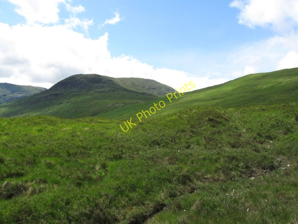 Photo 6"x4" Hillside by Allt Coire nan Laogh Allt Fionn Doire c2008
